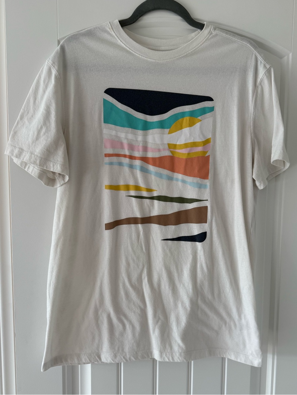 Goodfellow Men's White Graphic T‑Shirt Size Large